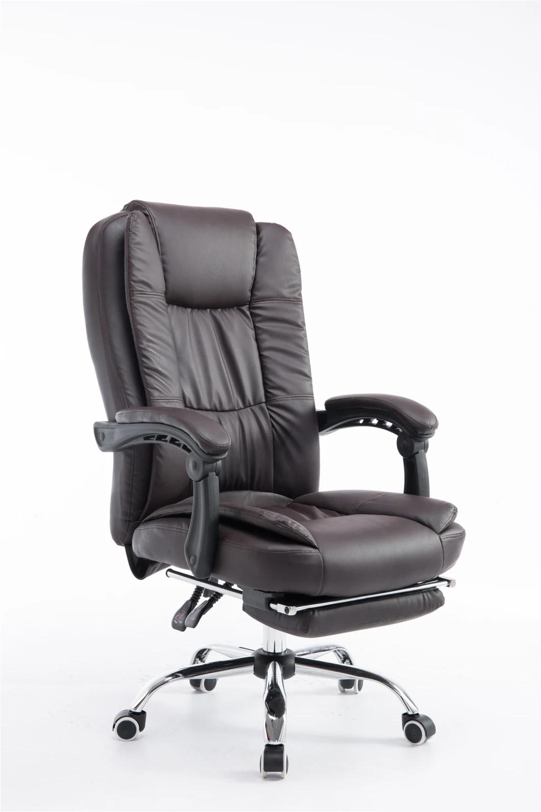 Modern Wholesales Swivel Ergonomic PU Reclining Home Office Furniture High Back Executive Computer Gaming with Footrest