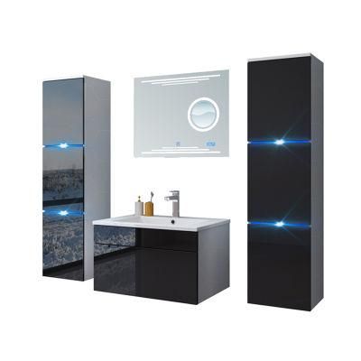 High Gloss Bathroom Furniture Cabinet Wall Hung Modern Style Luxury Bathroom Furniture