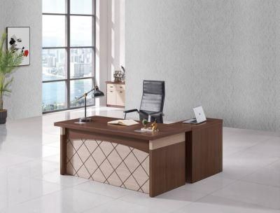 Luxury Modern Design L Shaped Wooden Executive Office Table