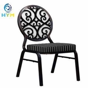 High Quality Simple Stainless Steel Long Modern Metal Legs Dining Chair