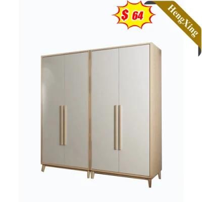 Modern Living Room Furniture Classic Wholesale 2-Door Wooden Wardrobe with Doorknob