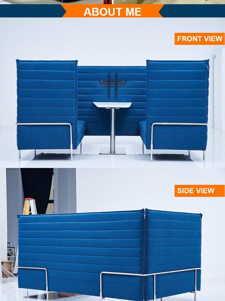 Good Quality High Back Modern Luxury Office Lounge Furniture Sofa