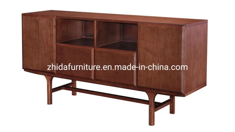 Foshan Home Furnishing Supplier Big Size Modern Wooden Home Furniture Villa Living Room Side Cabinet with Drawers