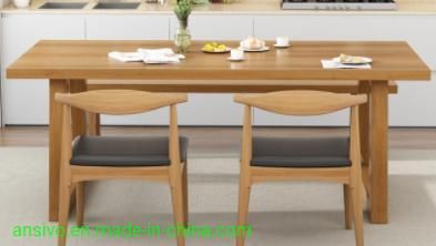 Modern Wooden Dining Table Rectangle Dining Room Home Furniture Wooden Solid Wood Tablecustom Made