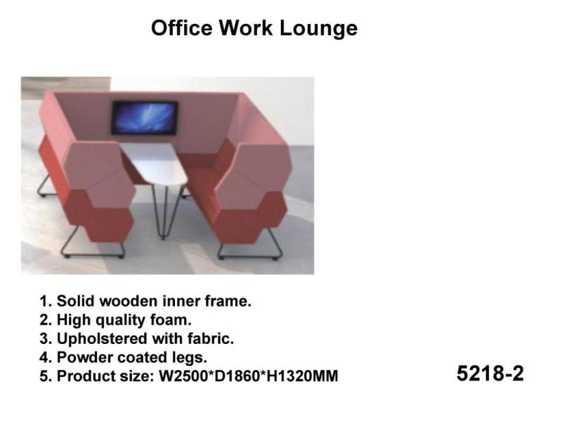 Modern Furniture Office Work Lounge Acoustic Seating Office Pods Booths