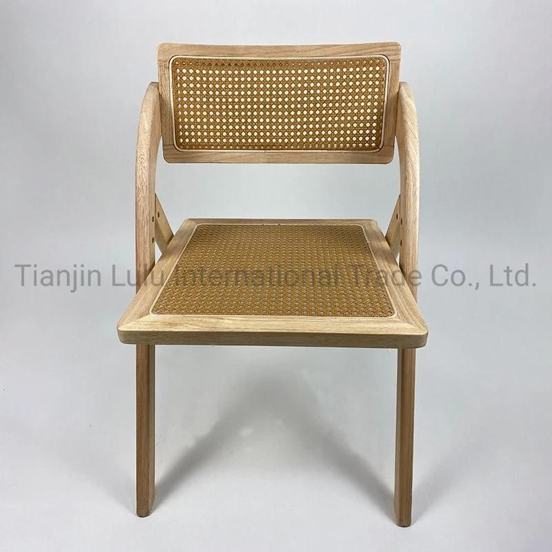 Manufacturer Wholesaler Modern Living Room Folding Chair Wood Folding Chair Garden Leisure Chair