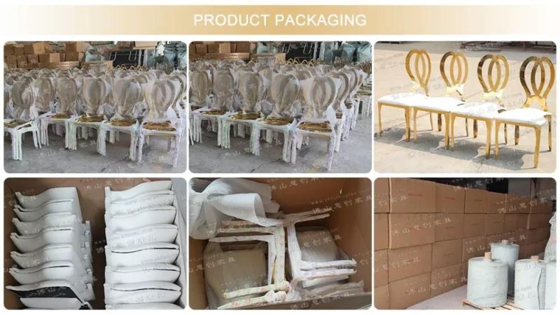 Ycx-Ss59 Gold Stainless Steel Banquet Chair for Wedding