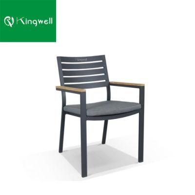 Luxury Modern High Quality Dining Table and Chair Teak Garden Sets Aluminum Outdoor Furniture