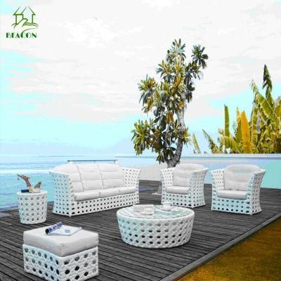 Modern New Design Covered Rattan Sets Outdoor Furniture Patio Garden Sofa Set