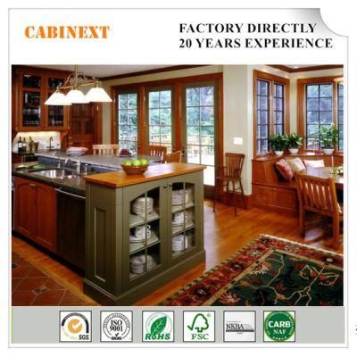 Wholesale American Skaker Style Birch Solid Wood Kitchen Cabinets