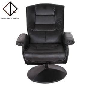 Customized Different Styles of Leather Reclining Sofa Boss Chair Furniture with Footstool