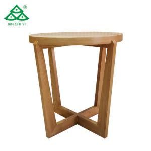 Solid Wood Round Coffee Table Corner Table