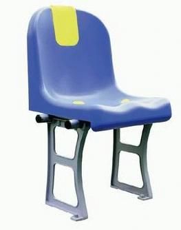 Floor Mounted Solid Plastic Bucket Seat with Full Backrest for Stadium