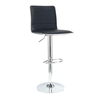 Modern Bar Stools and Restaurant Dining Chair Sets Height Adjustable Swievel PU Leather Bar Chair