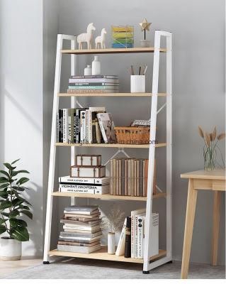 Modern Student Bedroom Furniture Bookcase Shelf Library Iron Bookshelf