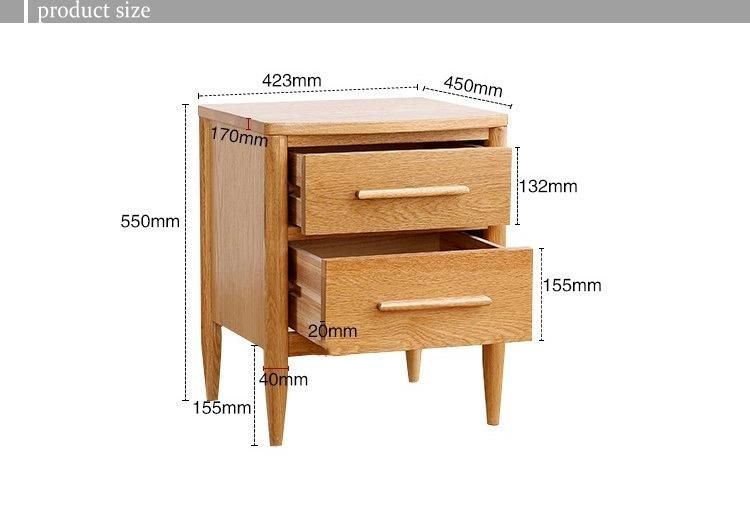 Furniture Modern Furniture Cabinet Home Furniture Bedroom Furniture Scandi European Classic Style Nightstand Table Design Decor Nature Wooden Bed Ightstand