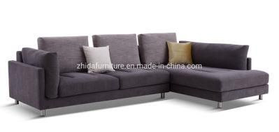 Modern Hotel Furniture L Shape Sofa Sectional Fabric Sofa
