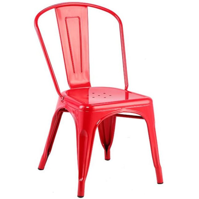 Plastic Frame Frames Cafe Metal Chair with Metal Legs