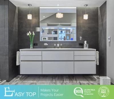 New Design Melamine Wall Mount Bathroom Cabinet with Mirror