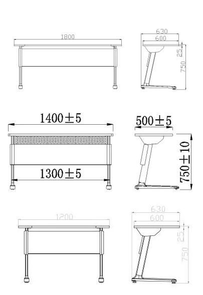 Aluminum Training Swivel Metal Office Conference Folding Table