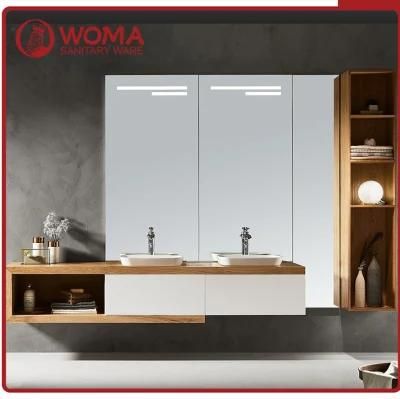 Wall Mounted New Design Solid Wood Bathroom Vanity (7036M)