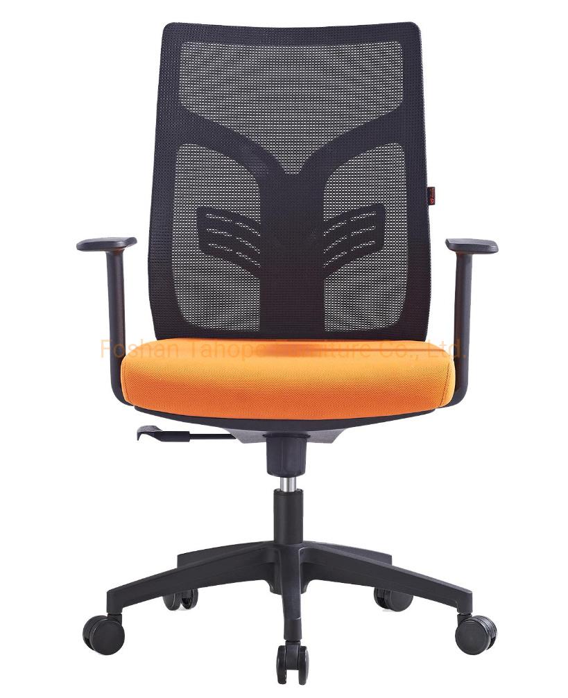 Popular Modern Ergonomic Rolling Swivel Manager Mesh Plastic Armrest Executive Computer Office Chair