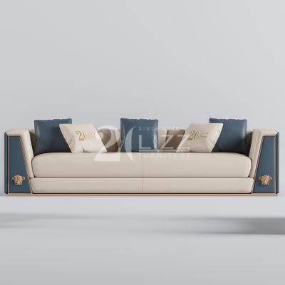 Modern New Arrivals Unique Dubai Sofa Living Room Furniture Set Luxury Italy Leather Couch with High Quality