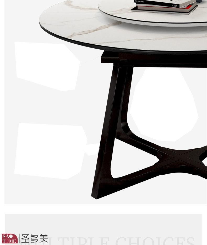 Italian Style Asia Design Extendable Dining Table Wood Slate Dining Table