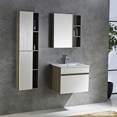 Plywood Wall Hung Vanity with Thin Basin for Home Used (1094)