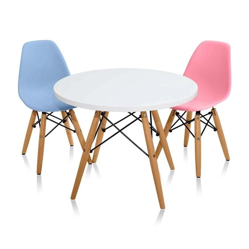 Space Saving Circle Cafe Designs Wooden Modern Decoration Small Round Wood Dining Table