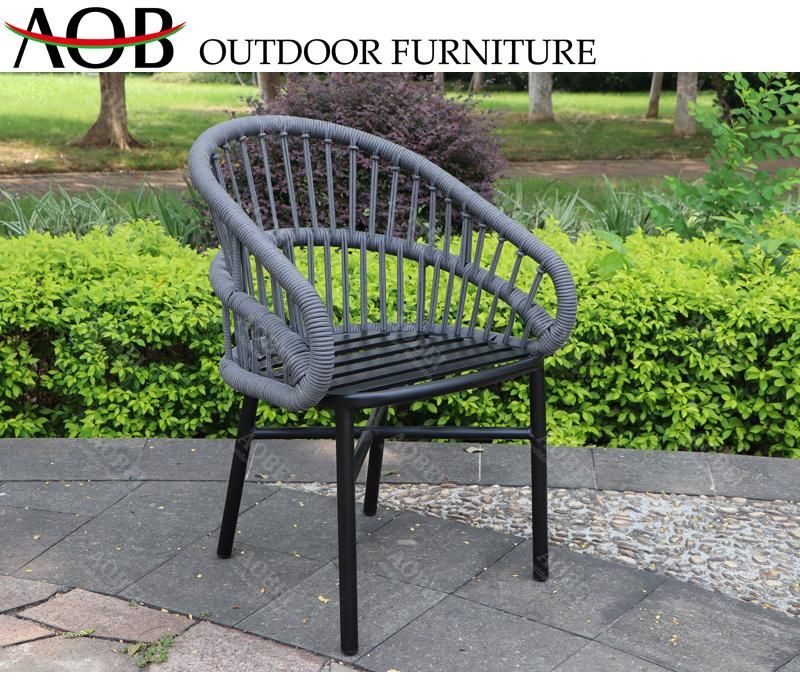 Contemporary Modern Outdoor Garden Patio Resort Hotel Villa Restaurant Rope Dining Furniture Chair