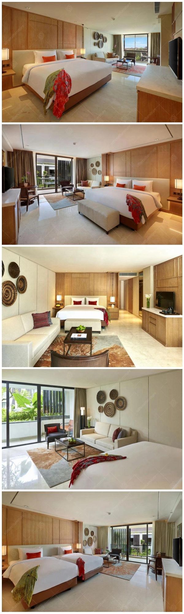 Modern Design Resort Hotel King Size Bedroom Furniture Sets Commercial Furniture Sets