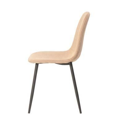 Wholesale Nordic Velvet Modern Luxury Design Furniture Dining Room Chairs Dining Chairs with Metal Legs Gold