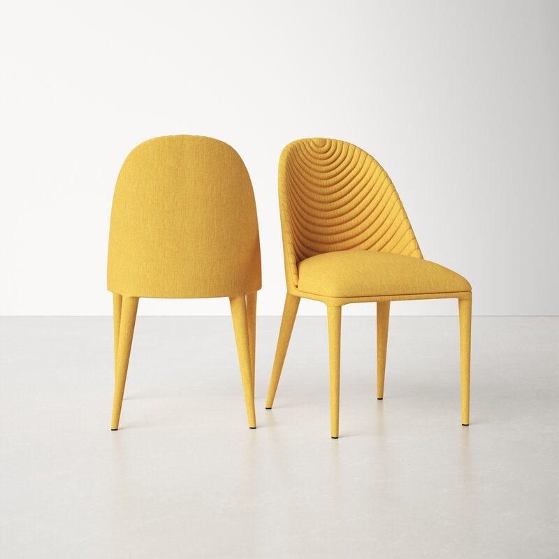 Best Seller Low Price Home Furniture Modern Design Metal Legs Velvet Fabric Upholstered Dining Chairs for Dining Room