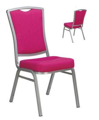 Modern Home Office Furniture Stacking Wedding Banquet Conference PU Leather Steel Metal Dining Hotel Chair for Restaurant