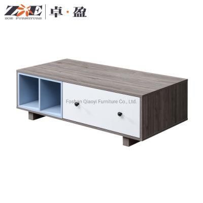 Hot Selling Promotional Elegant Design MDF Coffee Table for Living Room Furniture Storage