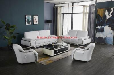 High Quality Modern Living Room Leather Luxury European Style House Home Furniture 1+1+2+3 Sofa