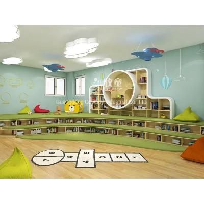 Cowboy High Quality Library Room Bookshelf Bookcase Preschool Classroom Kids Furniture