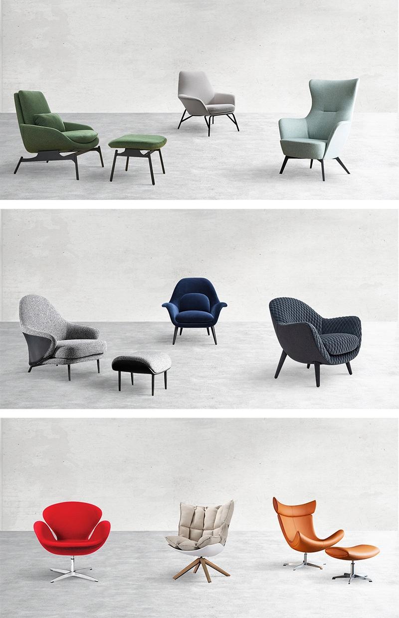 Modern Leisure Home Revolving Furniture Swivel Lounge Chair for Living Room Sofa
