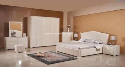 Double Bed Fabric Upholstered Hotel Bed Living Room Bed