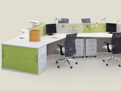 Durable and Color Customized Modern 120 Degree Workstation Desk (SZ-WS153)