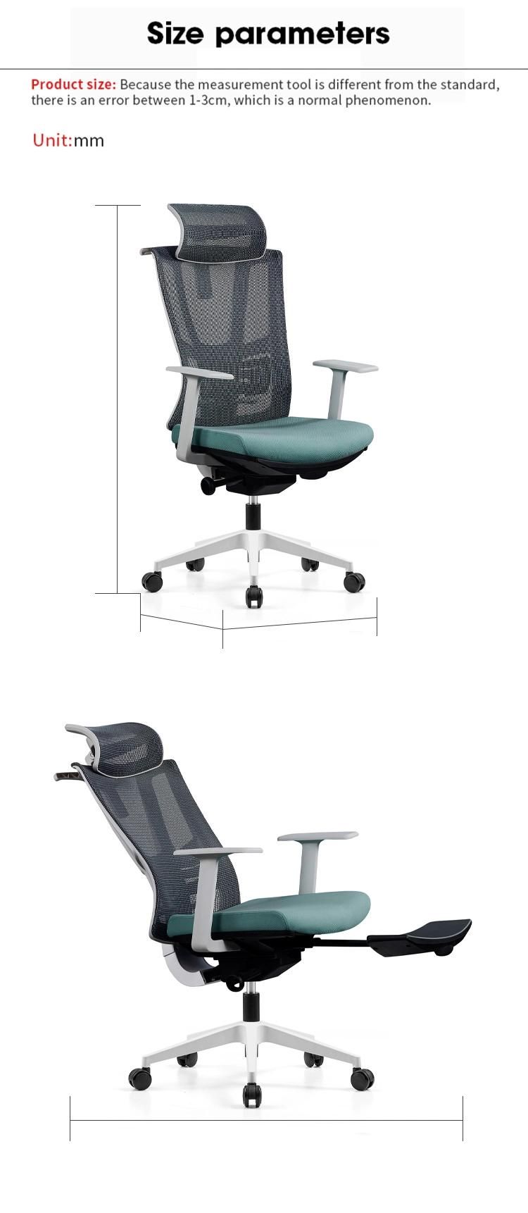 Wholesale Home Furniture Mesh Modern Executive Computer Boss Office Chair with Footrest