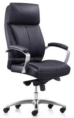Zode Executive High Back PU Luxury Real Boss Genuine Office Black Leather Chair