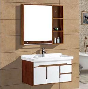 2019 Oak Wood Bathroom Furniture Modern Wall Mounted Bathroom Vanity