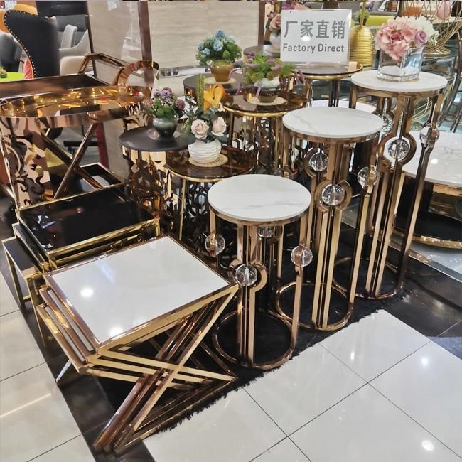 Wholesale Luxury Small Modern Coffee Tables Dining Restaurant Table