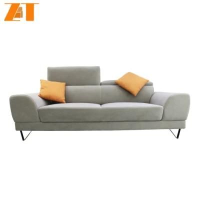 Hot Selling Italy Style Grey 3 Seat Fabric Living Room Sofa