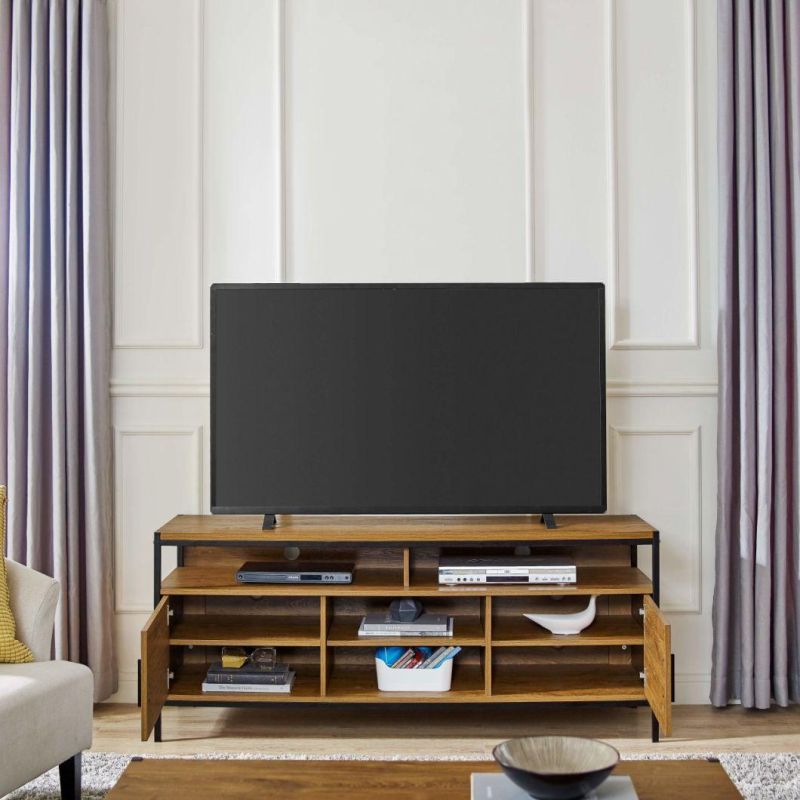 Wide Entertainment TV Media Stand by Furniture Designs