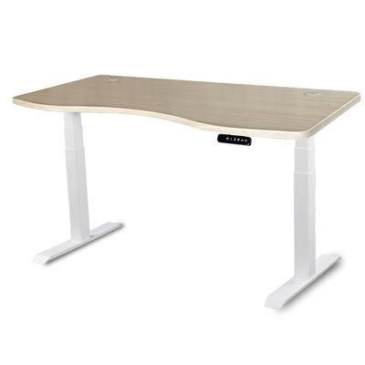 White Frame Standing Desk Electric Height Adjustable Standing Desk