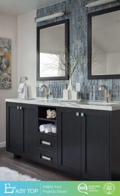 Competitive Price Modern Design Solid Wood Shaker Bathroom Vanity Cabinet From Factory Custom