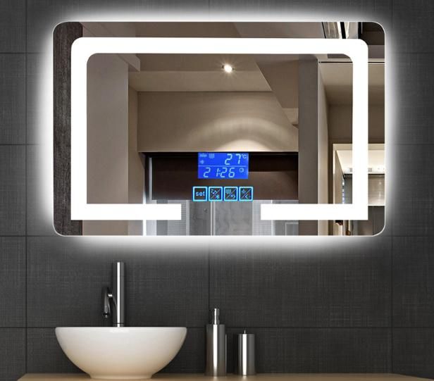 5mm Bathroom Sandblast /Frosted LED Smart Mirror with Touch Sensor